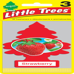 Little Trees Red Strawberry Air Freshener 3 pk