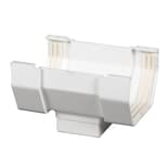 Amerimax 6.25 in. H X 5 in. W X 9 in. L White Vinyl Contemporary Gutter Drop Outlet