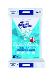 Diamond Crystal Splash Ready Granule Pool Salt 40 lb