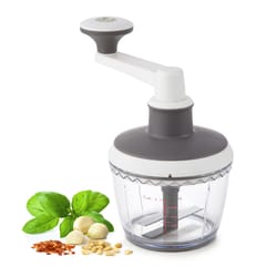 PL8 16 oz Clear ABS/Stainless Steel Food Chopper