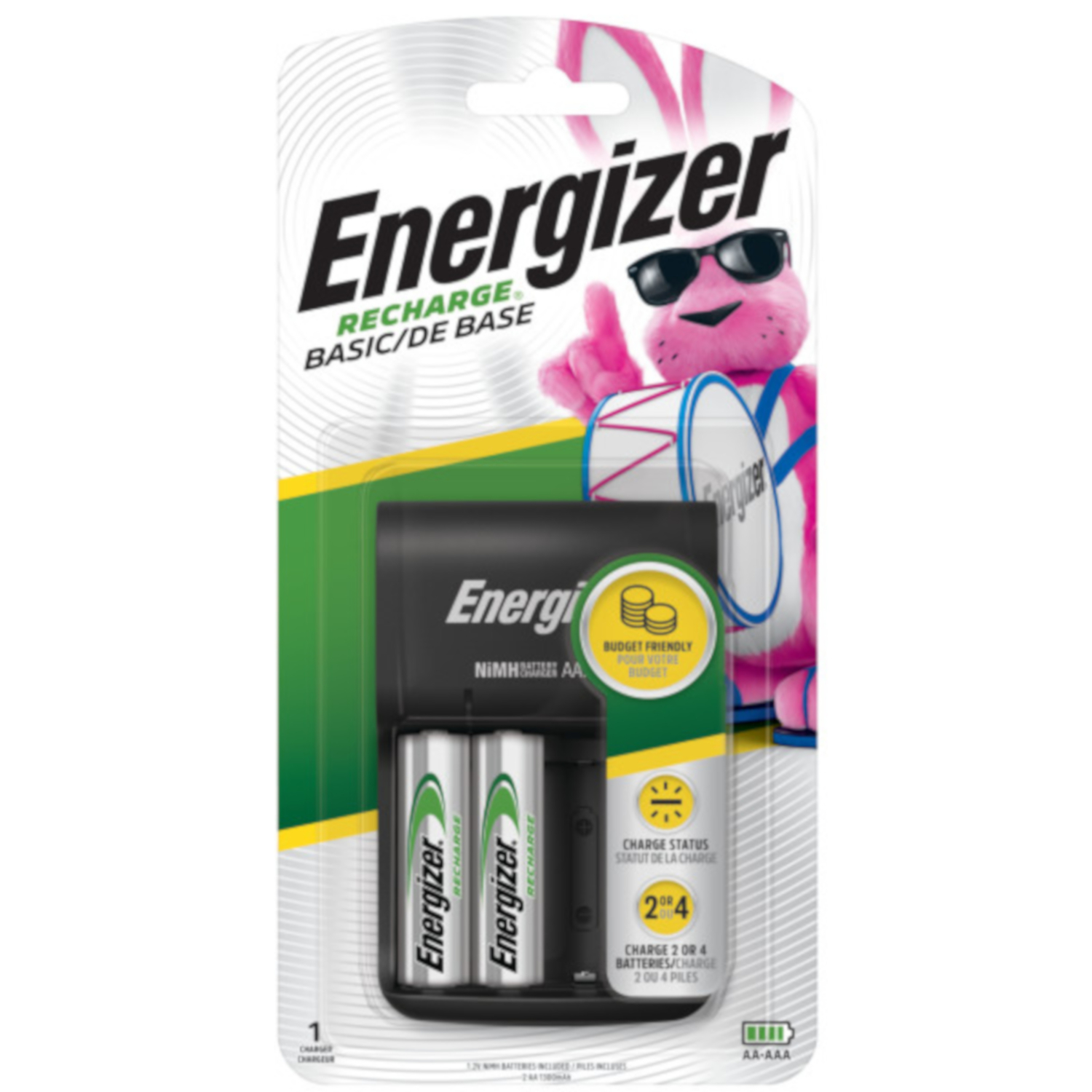 Photo 1 of Energizer 2 Battery Black Battery Charger