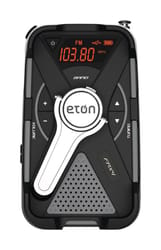 Eton Black FM Transmitter Digital Battery Operated