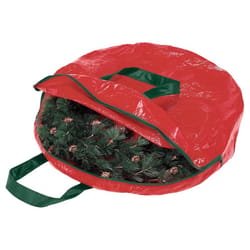 Whitmor Black/Red Wreath Storage Bag