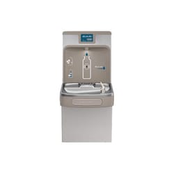 Elkay EZH2O 8 gal Gray Bottle Filling Station and Water Cooler Stainless Steel