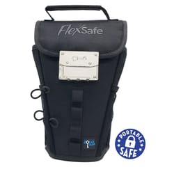 AquaVault FlexSafe 0.3 cu ft Combination Lock Black Travel Safe