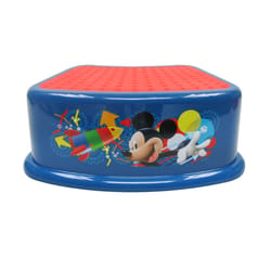 Ginsey Mickey Mouse 5.2 in. H X 14.45 in. W 100 lb. capacity 1 step Polypropyline Chair/Step Stool