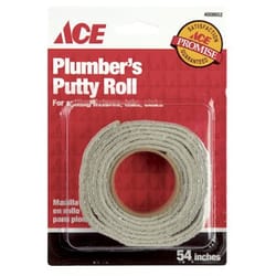 Ace White 3/4 in. W X 54 in. L Plumber's Putty Roll