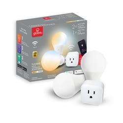 Globe Electric A19 E26 (Medium) Smart-Enabled LED Bulb Kit Tunable White 60 Watt Equivalence 3 pk