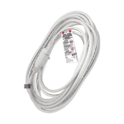 Ace Indoor or Outdoor 25 ft. L White Extension Cord 16/3 SJTWA