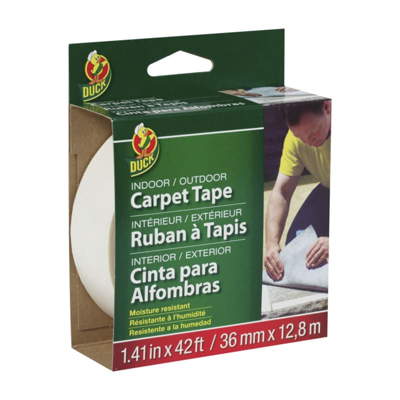 Photo 1 of Duck 1.41 in. W X 42 ft. L Polyester Indoor and Outdoor Carpet Tape