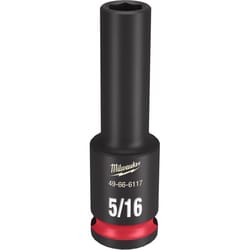 Milwaukee Shockwave 15/16 in. X 3/8 in. drive SAE 6 Point Deep Impact Socket 1 pc