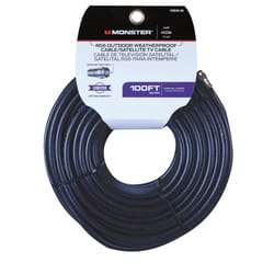 Monster Just Hook it Up 100 ft. Weatherproof Video Coaxial Cable