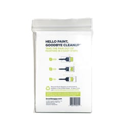 BrushBaggy 5 in. W X 7.75 in. L Clear Polypropylene Paint Brush Baggy