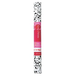 Con-Tact Grip Prints 4 ft. L X 18 in. W Virtu Black Non-Adhesive Shelf Liner