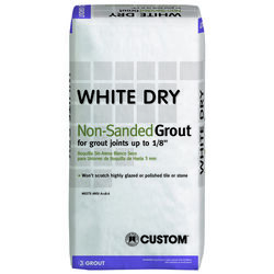 自定义建筑产品白色干燥室内和室外白色灌浆25磅