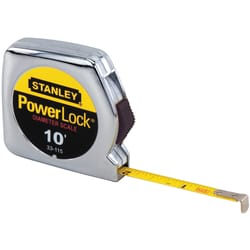 Stanley PowerLock 10 ft. L X 0.25 in. W Tape Measure 1 pk