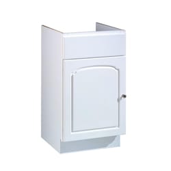 Hardware House Aspen Gloss Snow White Base Cabinet 18 in. W X 16 in. D X 31.5 in. H