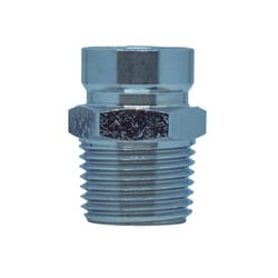 Anderson Metals 1/2 in. MPT 3/8 in. D Female Compression Chrome Compression Adapter