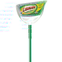 Libman Precision Angle 11 in. W Stiff Recycled PET Broom with Dustpan