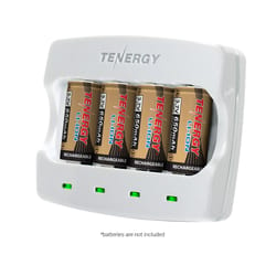 Tenergy 4 Battery White Battery Charger
