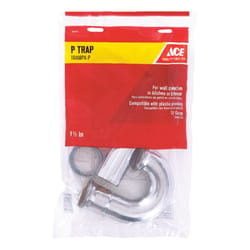 Ace 1-1/2 in. D Chrome Plated Brass P Trap