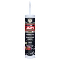 GE Supreme Clear Supreme Silicone Kitchen and Bath Caulk Sealant 10.1 oz