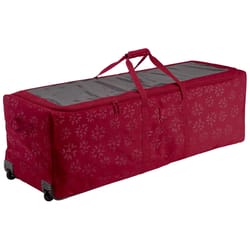 Classic Accessories Red Rolling Tree Bag 17.5 in. H X 17.5 in. W X 58 in. D