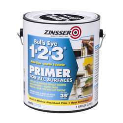 Zinsser牛眼123白色水基苯乙烯丙烯酸底漆和密封剂1加仑