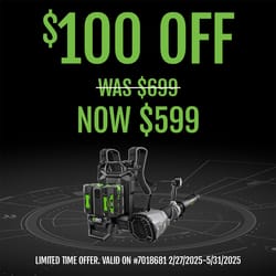 EGO Commercial LBPX8004-2 190 mph 800 CFM 56 V Battery Backpack Leaf Blower Kit (Battery & Charger) W/ (2) 6AH BATTERIES