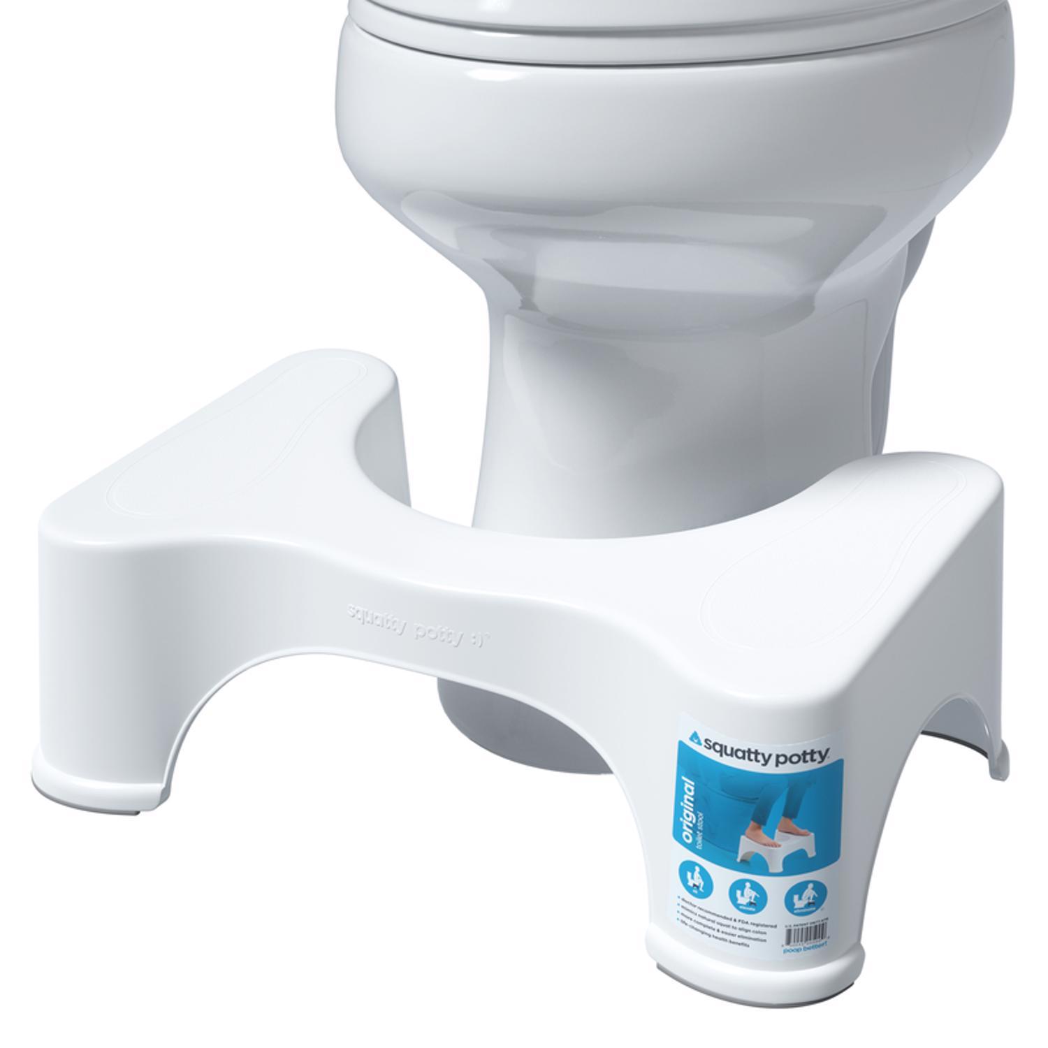 Photo 1 of Squatty Potty Classic Ecco Toilet Stool, White