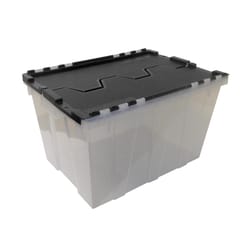 Greenmade Instaview 12.9 in. H X 15.3 in. W X 21.6 in. D Stackable Hinged-Lid Tote