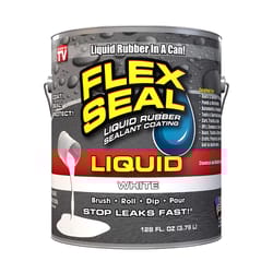 Flex Seal Family of Products Flex Seal White Liquid Rubber Sealant Coating 1 gal