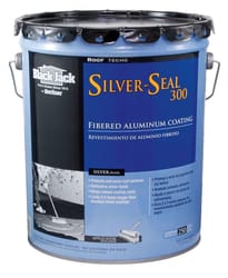 Black Jack Silver Seal 300 Gloss Silver Fibered Aluminum Roof Coating 5 gal