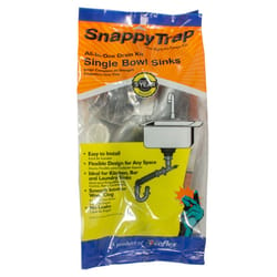 Snappy Trap 1-1/2 in. D PVC Single Sink Drain Kit