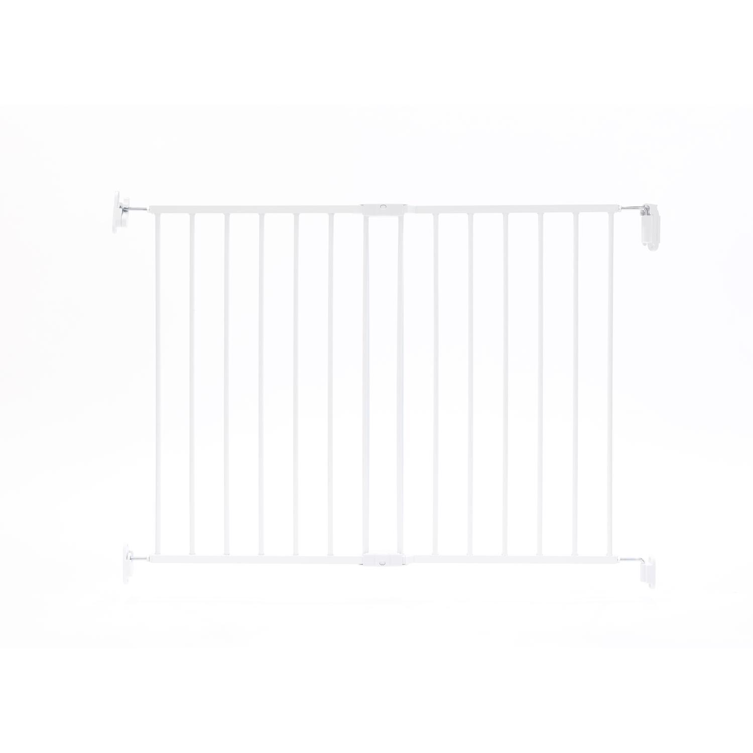 Photo 1 of Regalo White 28.75 in. H X 40.5 in. W Metal Stairway Gate