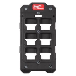 Milwaukee PACKOUT SHOP STORAGE Garage Organizer Compact Wall Mounted Plate Black/Red