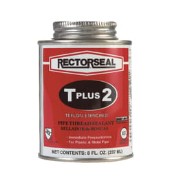 RectorSeal T Plus 2 White Pipe Thread Sealant 8 oz