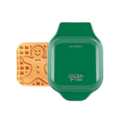 Rise by Dash 1 waffle Green Plastic Waffle Maker