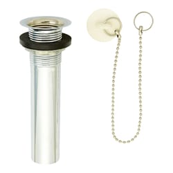 Ace 1-1/4 in. Chrome Brass Lift Plug and Drain