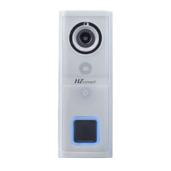 Heath Zenith Black/Gray Plastic Wired Smart-Enabled Video Doorbell