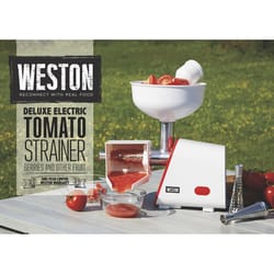 Weston Multicolored Plastic/Stainless Steel 128 oz Electric Tomato Strainer