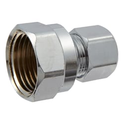 Ace 1/2 in. FPT X 3/8 in. D Compression Brass Straight Connector