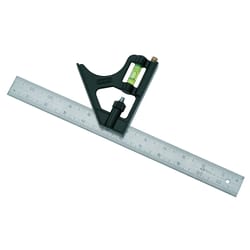 Stanley 12 in. L X 3 in. H Steel English Combination Square