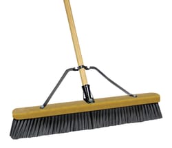 Quickie Job Site Polypropylene 24 in. Rough Surface Push Broom