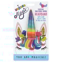 DM Merchandising Unicorn Magic Squishy Unicorn Horn Headband Foam 1 pk