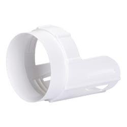 Ace 4 in to 4 in. White Duct Protector Plastic