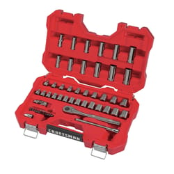 Craftsman 3/8 in. S X 3/8 in. drive S Metric and SAE 6 Point Mechanic's Tool Set 51 pc