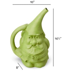 Novelty Green 1.5 gal Resin Gnute the Gnome Watering Can
