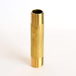 ATC 3/8 in. MPT 3/8 in. D MPT Yellow Brass Nipple 3 in. L
