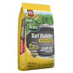 斯科特草坪建设者28-0-3杂草 & 饲料草坪肥料多草类型15000平方英尺